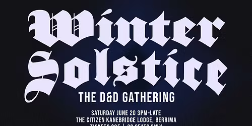 Winter Solstice: The D&D Gathering