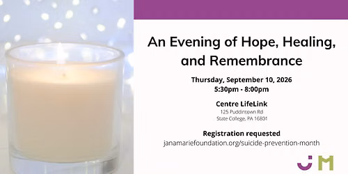 An Evening of Hope, Healing, and Remembrance