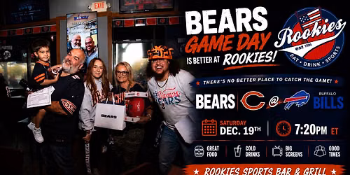 Bears vs. Buffalo Sat. Dec. 19th @ 7:20pm