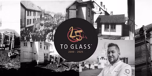 Markering av To Glass Restaurant 25-\u00e5rsjubileum