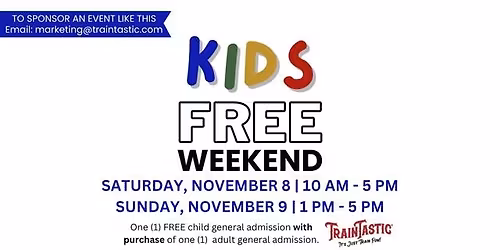Kids Free Weekend at TrainTastic