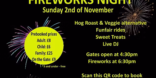 Prettygate's annual fireworks night