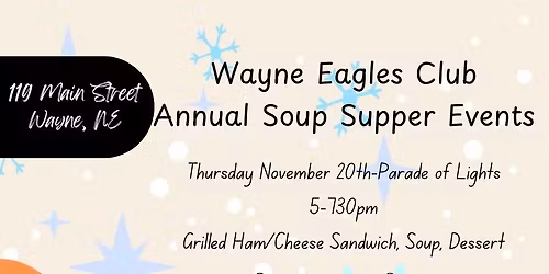 Wayne Eagles Soup Suppers