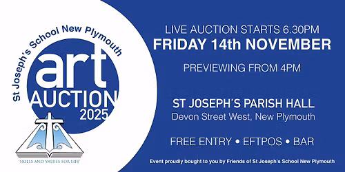 St Joseph's School New Plymouth Art Auction 2025