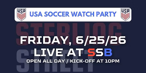 USA vs. Turkey Soccer Watch Party at SSB Clinton!