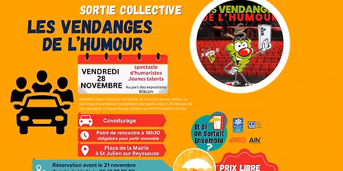 Sortie aux VENDANGES DE L'HUMOUR