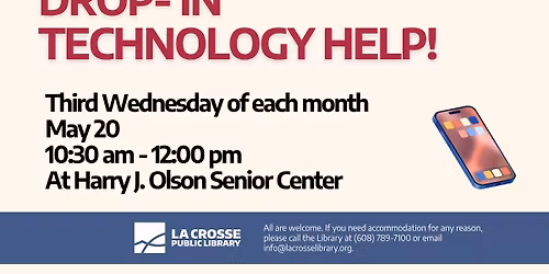 Tech Help Drop-In at Harry J. Olson
