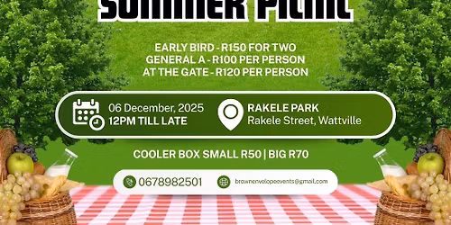Black and White Summer Picnic