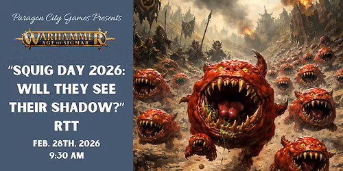 3rd Annual Squig Day 2026