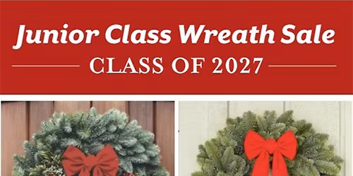 Junior Class Wreath Sale