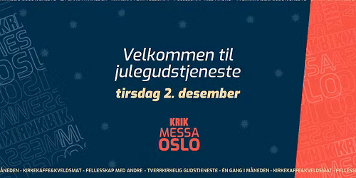 Julegudstjeneste med KRIK