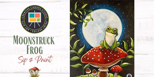 Sip & Paint - Moonstruck Frog