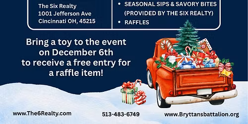 The Six Realty & Bryttan\u2019s Battalion Toy Drive and Fundraiser