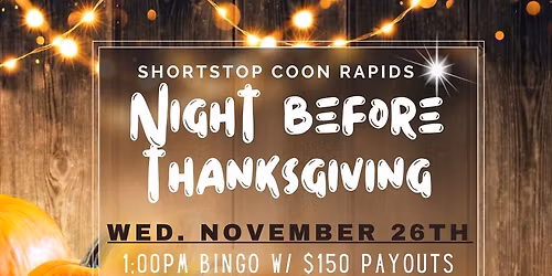 Night Before Thanksgiving Party
