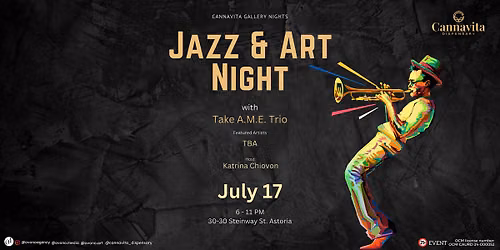 Free Jazz, Art & Culture Night in Astoria | CANNAVITA Jazz & Art Night