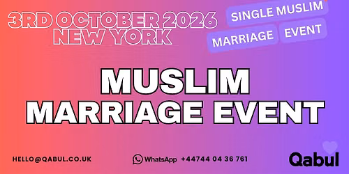 NEW YORK's Biggest and Best MUSLIM MARRIAGE EVENT| 500+ SINGLES