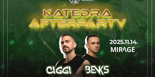 KATEDRA Afterparty \u2605 Movement Nights \u2605 Kecskem\u00e9t \/\/ Mirage - 11.14.