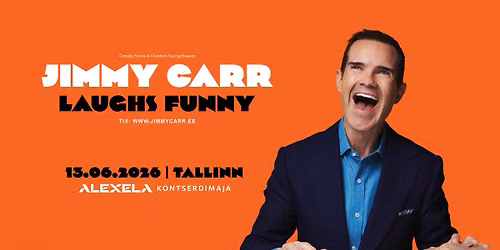Jimmy Carr - "Laughs Funny" - Tallinn 13.06.2026 EXTRA SHOW