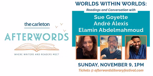 AfterWords Literary Festival presents Worlds Within Worlds: Readings and Conversation