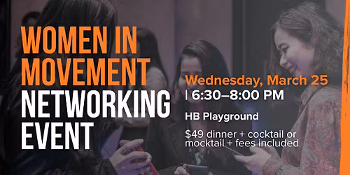 Women\u2019s Momentum Mixer  |  Huntington Beach  | Dinner + Drinks \ud83c\udf78\ud83c\udf7d\ufe0f\u2728