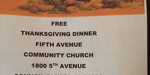 Free Thanksgiving Dinner