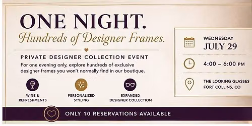 Hundreds of Designer Frames