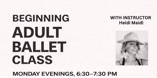 Adult Beginning Ballet Class