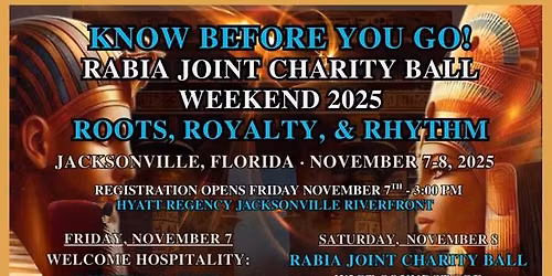 Rabia Joint Ball Weekend 2025
