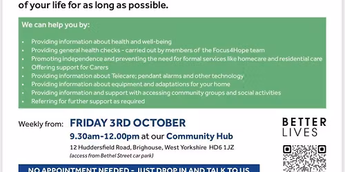 Better Lives Support Drop In