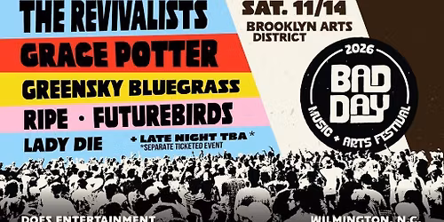 BAD Day Music and Arts Festival 2026
