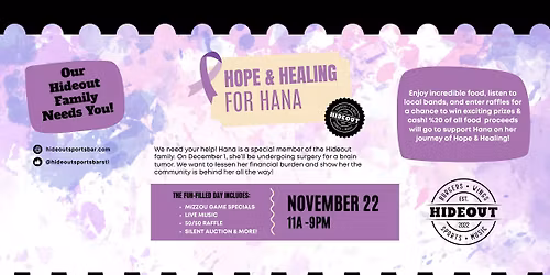 Hope & Healing for Hana