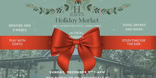Holiday Market at Haven!