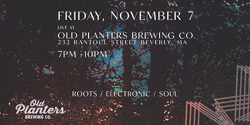QWILL live at Old Planters Brewing Co. - Friday 11\/7