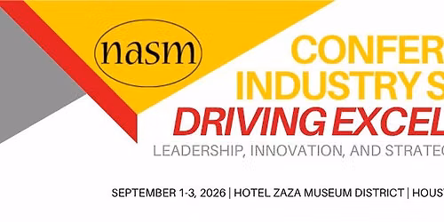 2026 NASM Conference & Industry Summit