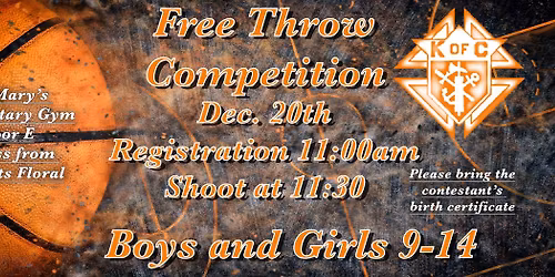 Knights of Columbus Free Throw Contest