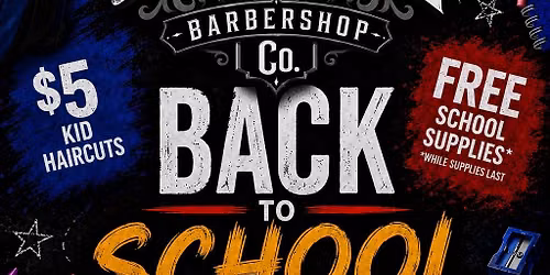 \ud83d\udc88TEXAS FADEZ BARBERSHOP CO. Back To School Event \ud83d\udcda