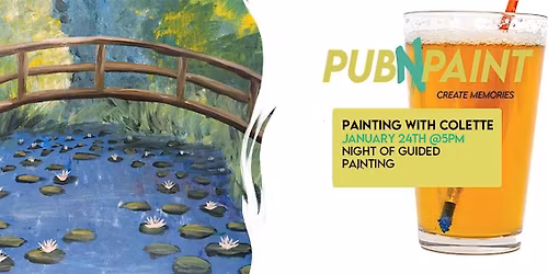 Rooster Paint Night with PubNPaint Jan 24th