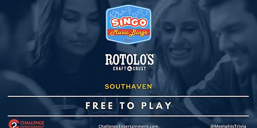 Weekly SINGO Music Bingo Nights at Rotolo's Craft Crust - Southaven