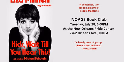 NOAGE Book Club: Liza Minelli Memoir