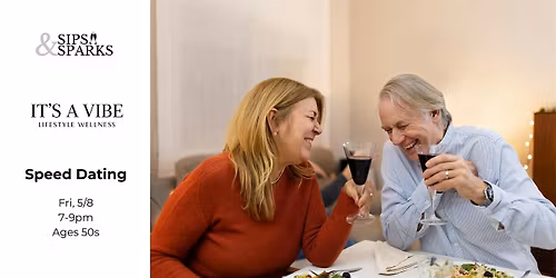 Speed Dating Ages 50s in West Warwick, RI at It's A Vibe
