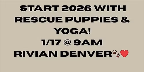 Rescue Puppy Yoga