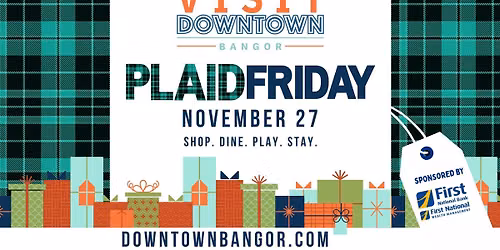 Plaid Friday in Downtown Bangor