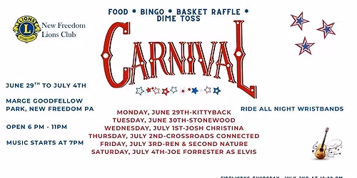 New Freedom Lions Club Carnival