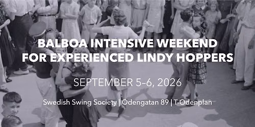 Balboa Intensive Weekend for Experienced Lindy Hoppers