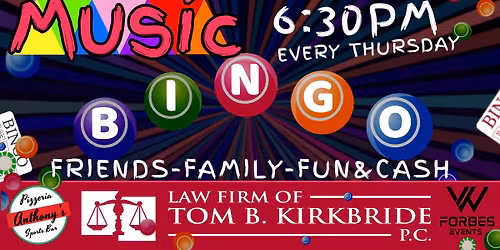 Music BINGO w\/ DJ WES