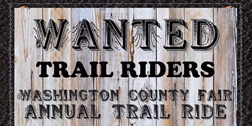 Washington County Fair Annual Trail Ride - 2026