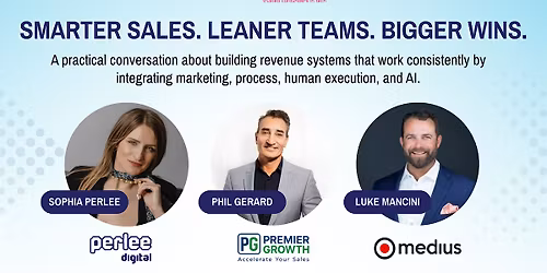 Smarter Sales. Leaner Teams. Bigger Wins.  How Process + Tech = More Cash