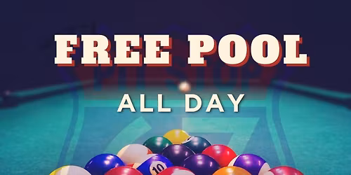 FREE POOL ALL DAY EVERY SUNDAY!