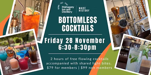 November Bottomless Cocktails at The Inn