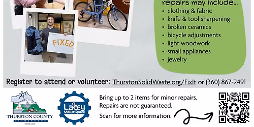 Thurston County Fix-It Fair!